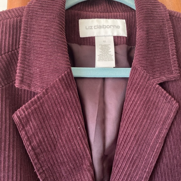 Maroon corduroy jacket/blazer - Picture 2 of 3